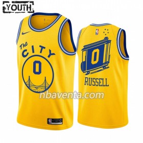 Camiseta Niños Golden State Warriors D'Angelo Russell 0 2019-20 Nike Hardwood Classics Swingman